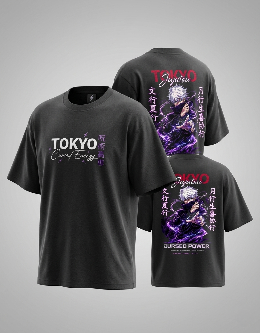 "Limitless Void" Tokyo Jujutsu High – Premium Oversized Streetwear T-Shirt